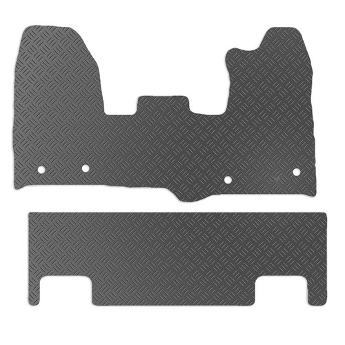 Tailored rubber van cab floor - van,
