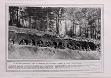 1914 WWI WW1 PRINT GERMANS IN