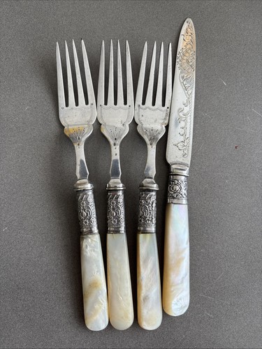 Mother pearl handled epns - mother, of