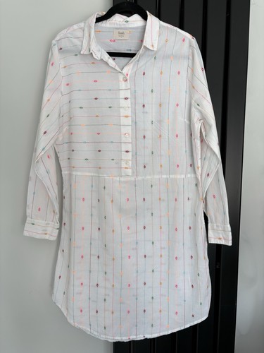 Hush 100 cotton shirt dress - hush,