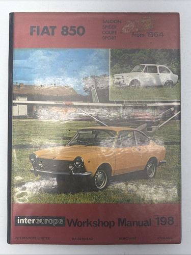 Fiat 850 workshop manual 198 - 850,