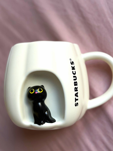 Starbucks halloween cat coffee - halloween,