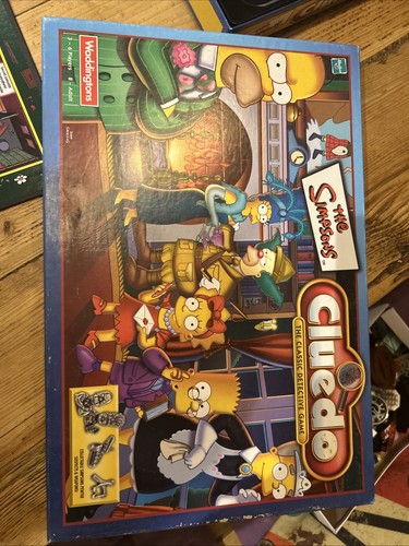 The simpsons cluedo board game - the,
