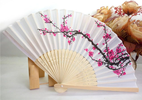 Cherry blossom hand held fans - hand,