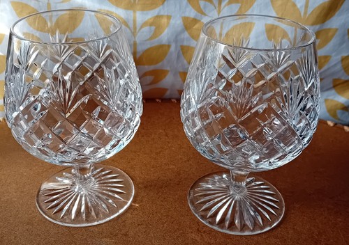 Pair vintage stuart crystal - vintage,