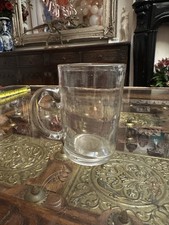 ANTIQUE beer glasses, glass beer mugs 1930