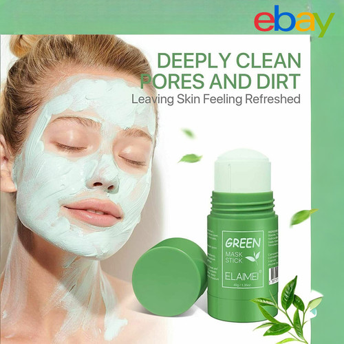 Green tea purifying clay - green, stick
