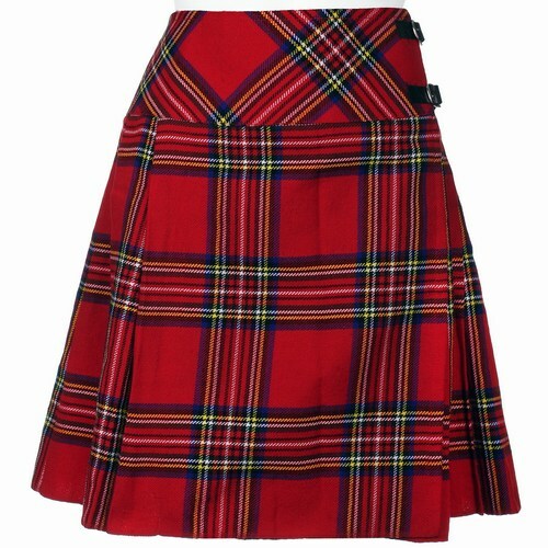 Royal stewart ladies knee - royal,