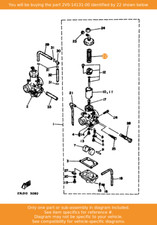 YAMAHA Spring, Throttle Valve