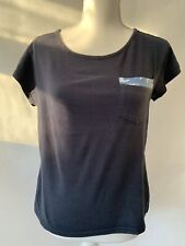 Ladies Navy Pocket T-Shirt Primark Love Lounge Size 6-8
