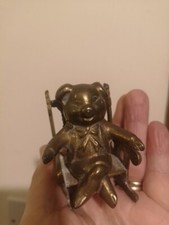 VINTAGE GENTLEMEN BRASS PIG IN