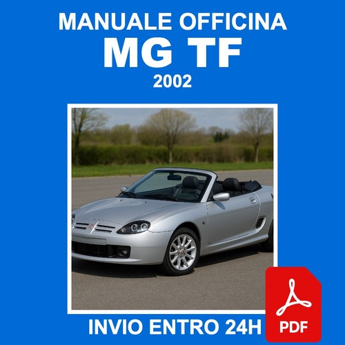 Workshop manual 2002 cd - mg,