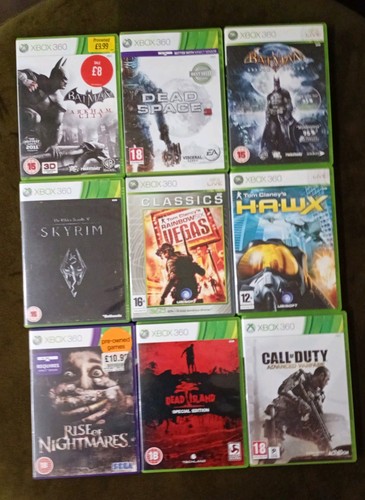 Xbox 360 games bundle - x9,