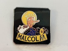 VINTAGE OGRI MALCOLM ENAMEL PIN BADGE