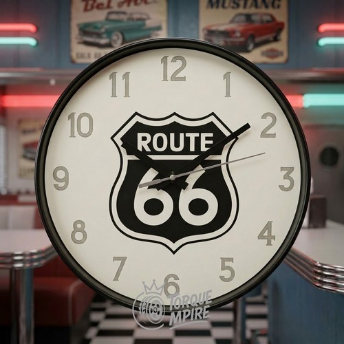 Route wall clock 30cm - route,