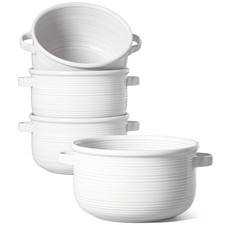 Soup Bowls with Handles  28 oz