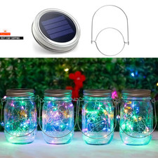 Solar Mason Jar Lights 20 LED