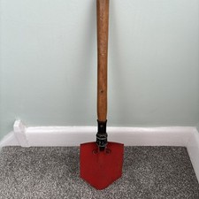 Vintage Military Entrenching Tool Military US Spade Folding WW2 11 Red