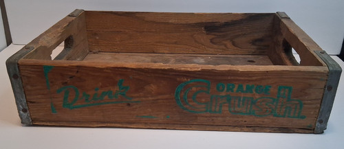 Vintage orange crush soda pop - orange,