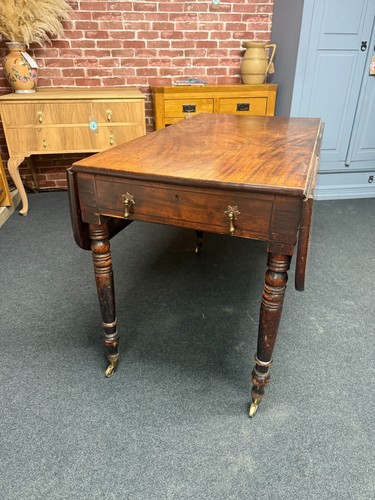 Mahogany drop leaf table - leaf,