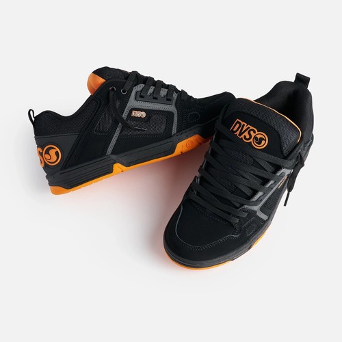 Dvs comanche black grey orange - black,
