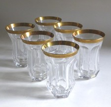 Moser Gold Pope Cut Crystal