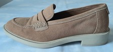 *Gorgeous* DUNE Gazelle/ UK6/ EU39/ Beige Suede Penny Loafer Shoes/cushion/ VGC 