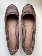 M&S Brown Footglove Womens Shoes - Size UK 6