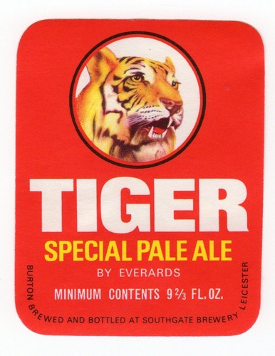 Beer label everards brewery - beer,