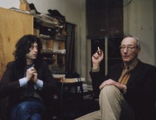 Rare Charles Gatewood, Jimmy Page with William Burroughs, 1975 Photograph Signed