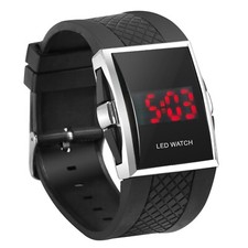 Luxury Digital Mens Red LED