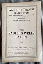 Sadlers Wells Ballet theatre