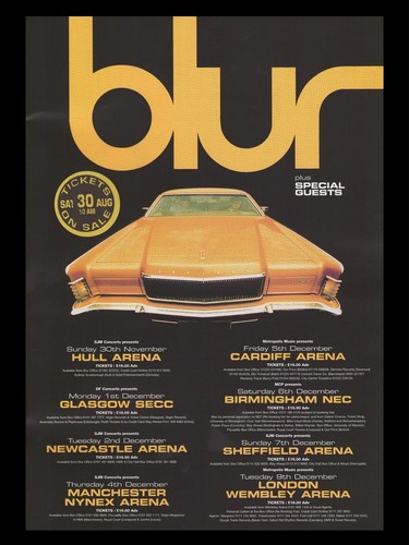 Blur concert tour x - concert, 12"