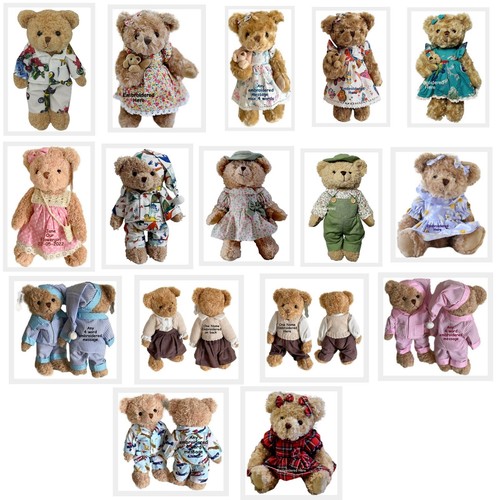 Personalised teddy jointed - teddy,