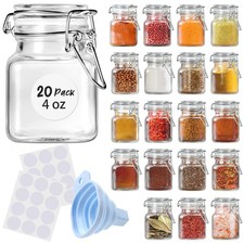Spice Jars 20 Pack Small 4 Oz