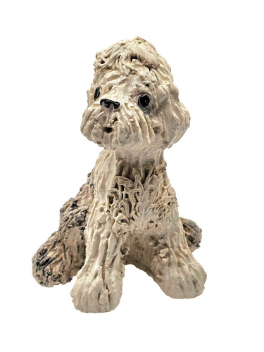 Vintage old english sheepdog - vintage,