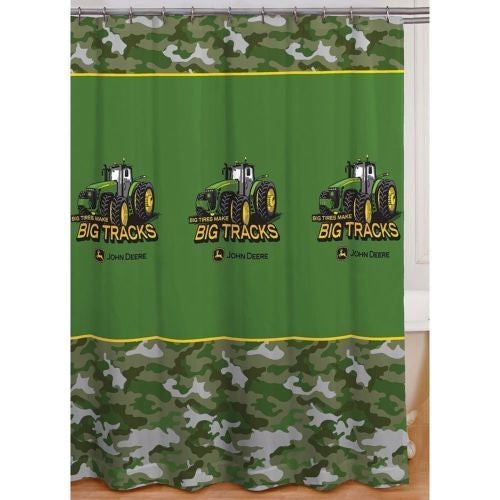 John deere shower curtain - john,