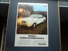 1960s VINTAGE AD:  "VAUXHALL