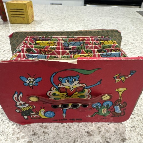 Vintage toy paper accordion - vintage,