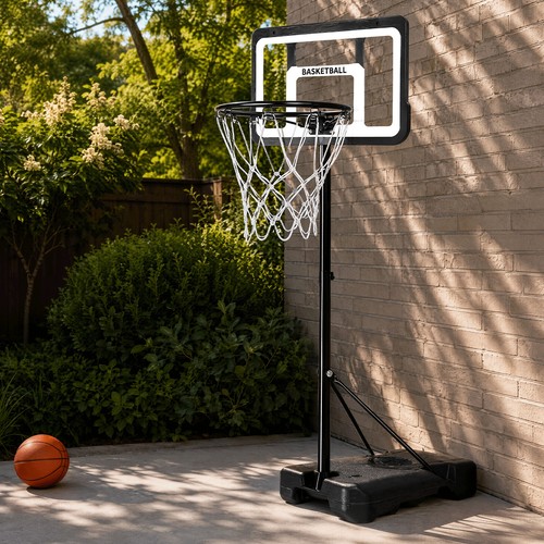 Portable basketball hoop - basketball,