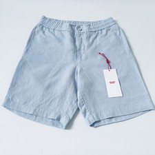 Orlebar Brown Cornell Linen Shorts Light Island Sky - Size 30