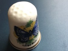 Large blue butterfly      - thimble - A1
