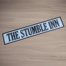 Personalised Pub Bar Sign 3D