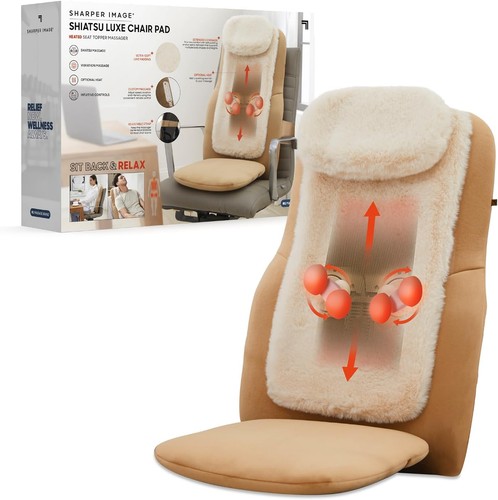 Sharper image luxe shiatsu - image,