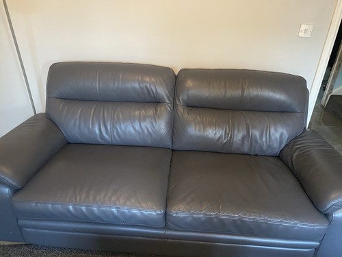 Leather sofa - leather,