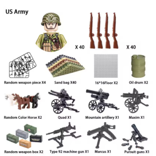 Custom lego army minifigure - lego,