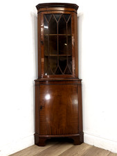 CORNER CABINET Mahogany Walnut