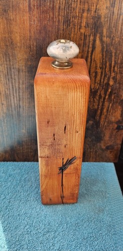 Handmade wooden door stop - door, with