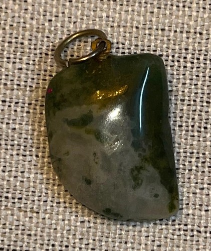 Natural moss agate - natural, –