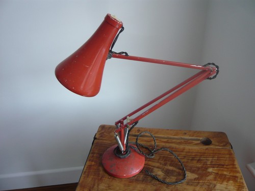 Vintage red anglepoise - vintage,